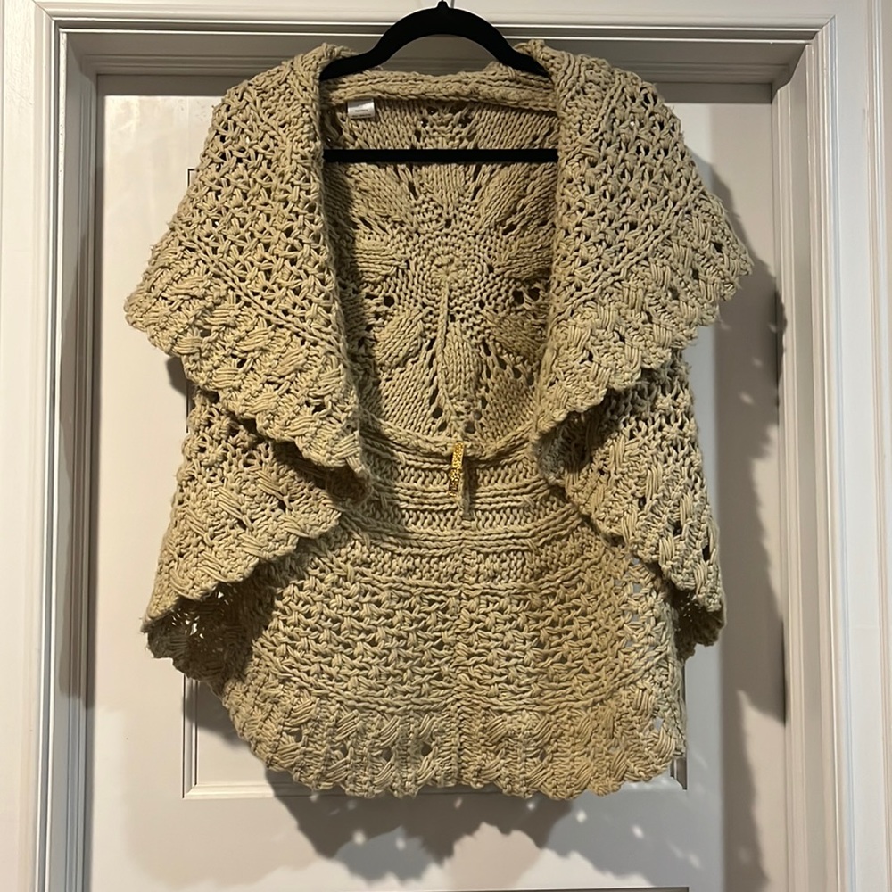 Elan crocheted vest/shrug